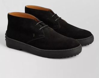Tod's leather derby shoes