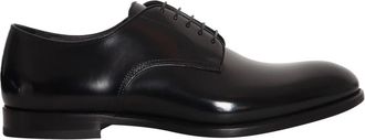 Doucal's York Derby met veters - Heren - Nette schoenen - Zwart - 41 EU - Leer - Schoenen