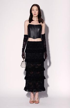 Walter Baker Paige Skirt in Black Lace at Nordstrom, Size X-Small