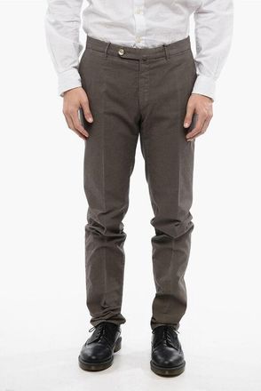 Corneliani ID Cotton Houndstooth Pants size 46