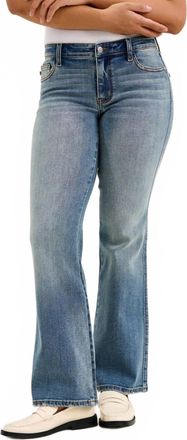Judy Blue Daisy Low Rise Bootcut Jeans In Genie Blue
