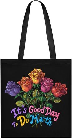 Generic Its Good Day to Do Math Tote Bag for Women Men Shoulder Bags Purses Pouch Handbags