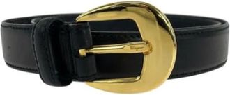 Ferragamo Pre-owned Belts, female, Black, Size: ONE SIZE Pre-owned Leather belts