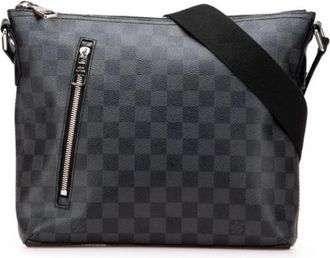 Louis Vuitton Pre-owned Cross Body Bags, female, Black, Size: ONE SIZE Pre-owned Flat Crossbody Bag