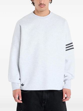 adidas Neuclassics oversized sweatshirt - men - Cotton/Recycled Polyester - L - Grey