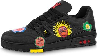Louis Vuitton x YAYOI KUSAMA Sneaker Black with Icons 1ABD2Q