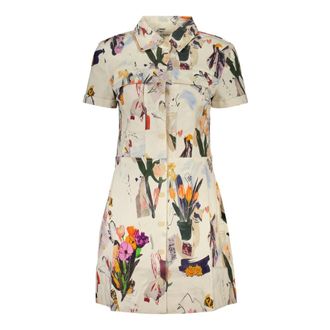 Desigual Shirt Dresses, female, White, Size: XS Vest Fini