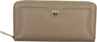 Pourchet Accessoires, Dames, Beige, ONE Size, Leer, 110 Magnet Wallet