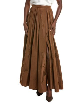 Max Mara Garonna Silk-Blend Skirt