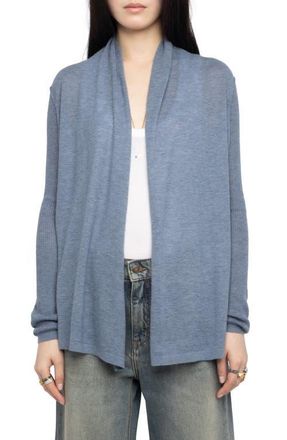 Zadig&Voltaire Robyn Open Front Cashmere Cardigan in Sixtine at Nordstrom, Size X-Small