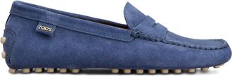 Tod's Gommino suede loafers - women - Calf Leather/Calf Suede/Calf Leather - 38.5 - Blue