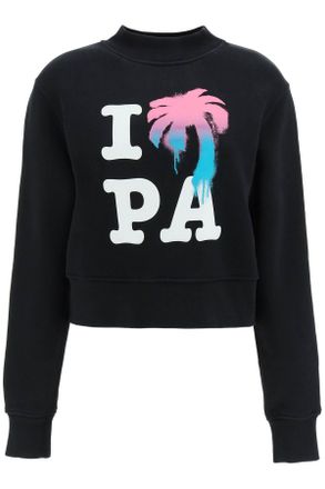 Palm Angels I Love Pa Crewneck Sweatshirt