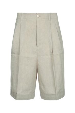 Jacquemus Beige Solid Shorts