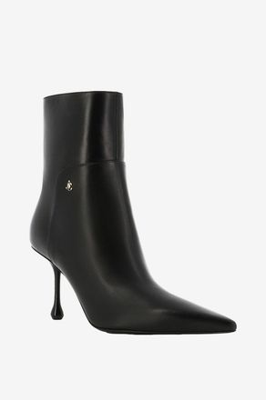 Jimmy Choo London Spitze Absatz-Stiefeletten aus Nappaleder Cycas 85