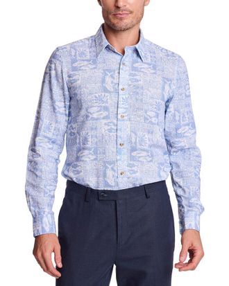 Paisley & Gray Parker Linen-Blend Shirt
