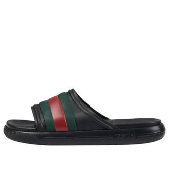 Gucci Web Slide Sandal Black Green Red 780286-J8700-1025