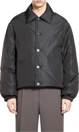 Jil Sander Down Blouson 18 - Heren - Winterjassen - Blauw - M - Polyester - Jassen