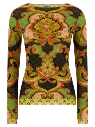 Etro Multicolor Polyamide Womens Cardigan