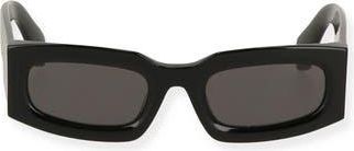 Off-white Cary 52mm Rectangular Sunglasses in Black Dark Grey at Nordstrom Rack