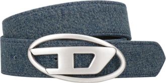 Diesel B-1Dr Riem - Dames - Riemen - Blauw - 85 CM - Katoen - Accessoires