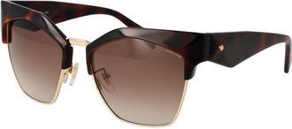 Police Brown Plastic Womens Sunglasses
