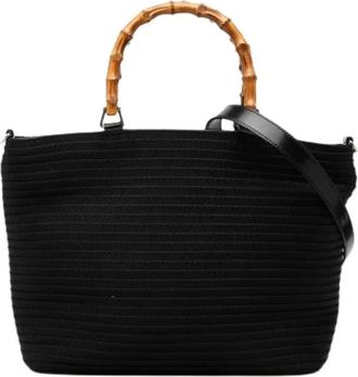 Gucci Pre-owned Handbags, female, Black, Size: ONE SIZE Pre-owned Satchel