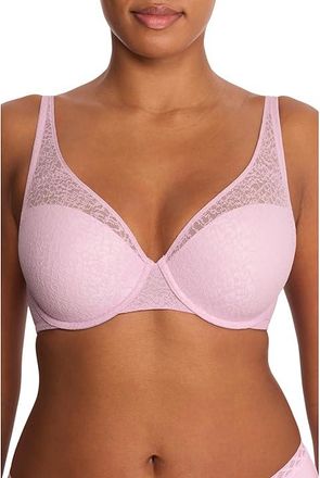 Natori Pretty Smooth Full Figure Contour Underwire Womens Bra Soft Mulberry : 32DDD, Elastane/Jersey/Lace