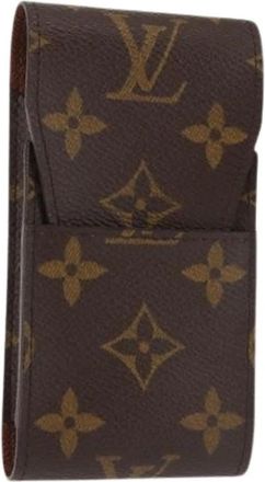 Louis Vuitton Pre-owned Accessories, female, Brown, Size: ONE SIZE Pre-owned Canvas Home-Office
