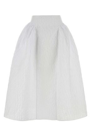 Cecilie Bahnsen White Cotton Blend Fabiola Skirt