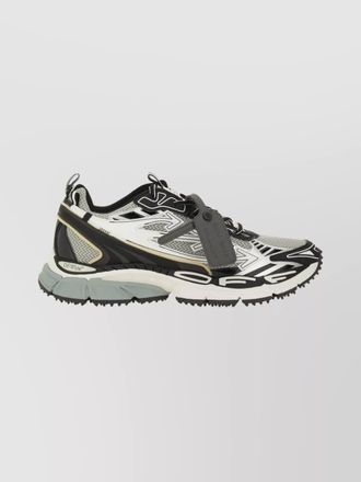 Off-white breathable sneakers rubber sole
