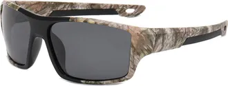 North Beach Rocky Polarized 70818 Mens Sunglasses Brown Size 64