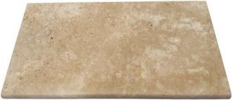 OEM Bisel En Travertino - Albedo Piedra - Al-6000 - 33x61x3 Cm - Antideslizante - Multicolor