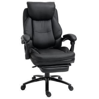 Vinsetto Silla de oficina 65.5x79x118 cm negro