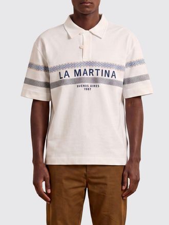 La Martina Polo in cotone con logo