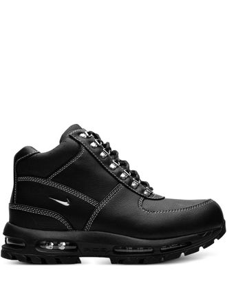 Nike Air Max Goadome Black Off Noir boots - men - Calf Leather/Rubber/Fabric - 10.5
