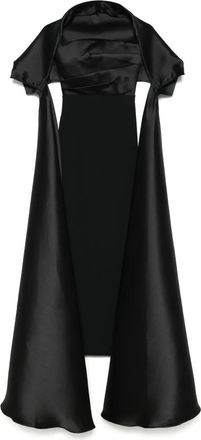 Solace London Abito lungo Vera - Nero