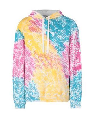 8 by YOOX ORGANIC COTTON TIE-DYE HOODIE