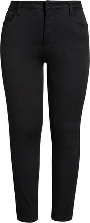 Kut from the Kloth Reese High Waist Straight Leg Jeans in Black at Nordstrom, Size 22W