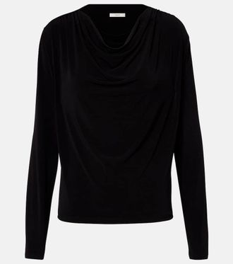 Vince Draped jersey top