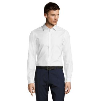 SOLS Heren Brody visgraat overhemd (Wit)