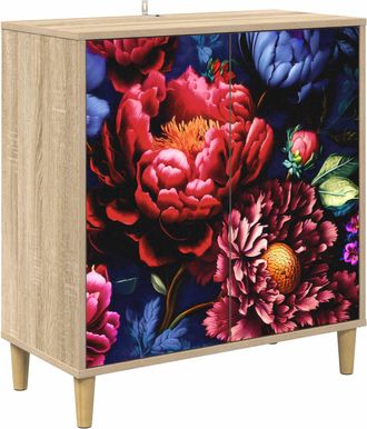 vidaXL Aparador Kiel Sonoma 69 X 33 X 75 Cm Madera De Ingenier&iacute;a Vidaxl
