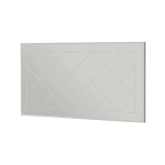 Dmora Espejito Qamar, Espejo, Objeto De Decoraci&oacute;n De Pared, Decoraci&oacute;n De Espejo, 60x2h120 Cm, Blanco, Con Embalaje Reforzado - Dmora