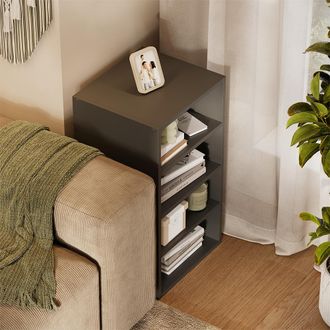 Vicco Estanter&iacute;a De Almacenamiento Rula, Antracita, 40 X 81.6 Cm, Vicco