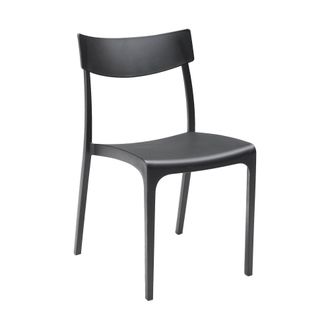 Dmora Sillas De Jard&iacute;n Orcus, Silla De Jardin, Asiento Exterior Multiusos, Banco De Jard&iacute;n, Made In Italy, 54x46 H80 Cm, Antracita - Dmora