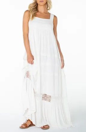 Roxy Summer Wind Maxi Dress in Cocont Mlk at Nordstrom, Size X-Large