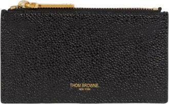 Thom Browne Wallets & Cardholders, male, Black, ONE SIZE, Stylish Wallet for Your Essentials