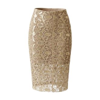 Fracomina Gonna - - Skirts - Donna - Giallo - M