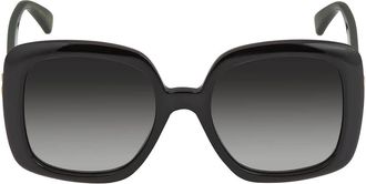 Gucci Grey Gradient Square Ladies Sunglasses GG0713S 006 55