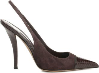 PARIS TEXAS Chocolate Brown Suede Pumps