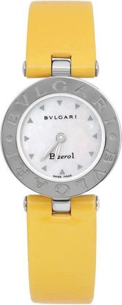 Bulgari Pre-owned Bvlgari B.Zero1 Quartz White Dial Ladies Watch BZ22S